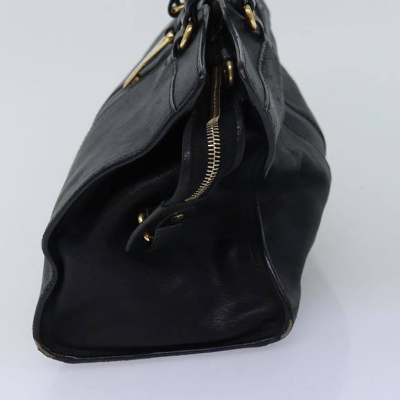 SAINT LAURENT Chic Mini Hand Bag Leather Black 297957 Auth yk12668 - Picture 4 of 16